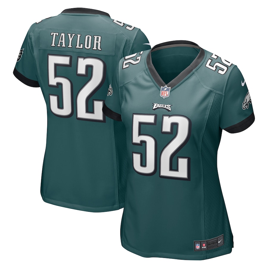 Women’s Philadelphia Eagles Davion Taylor Nike Midnight Green Game Jersey