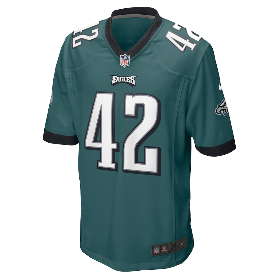 Men’s Philadelphia Eagles K’Von Wallace Nike Midnight Green Game Jersey