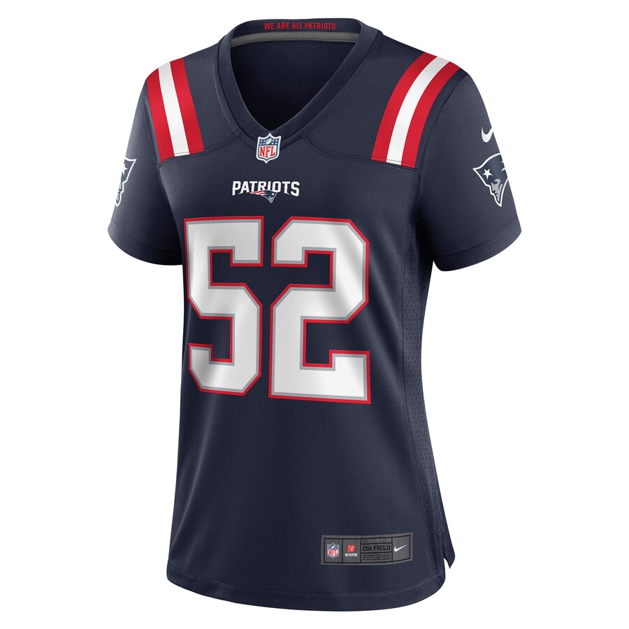 Women’s New England Patriots Harvey Langi Nike Navy Game Player Jersey