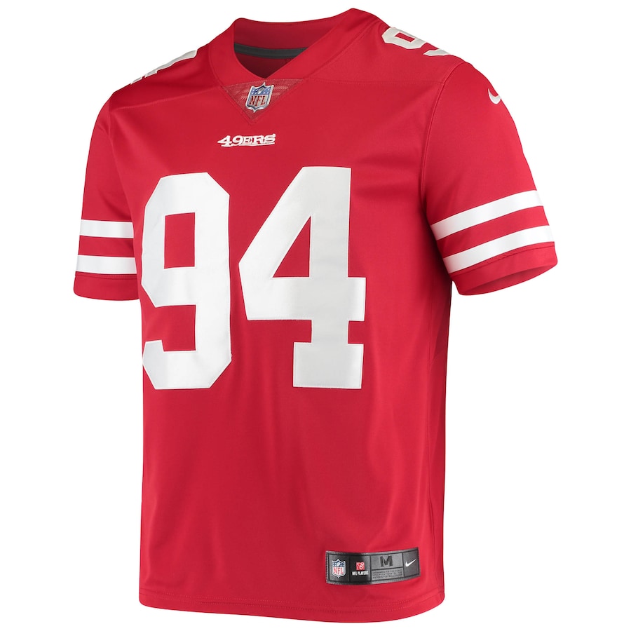 Men’s San Francisco 49ers Solomon Thomas Nike Scarlet Vapor Limited Player Jersey