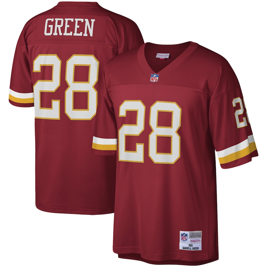 Men’s Washington Football Team Darrell Green Mitchell & Ness Burgundy Legacy Replica Jersey