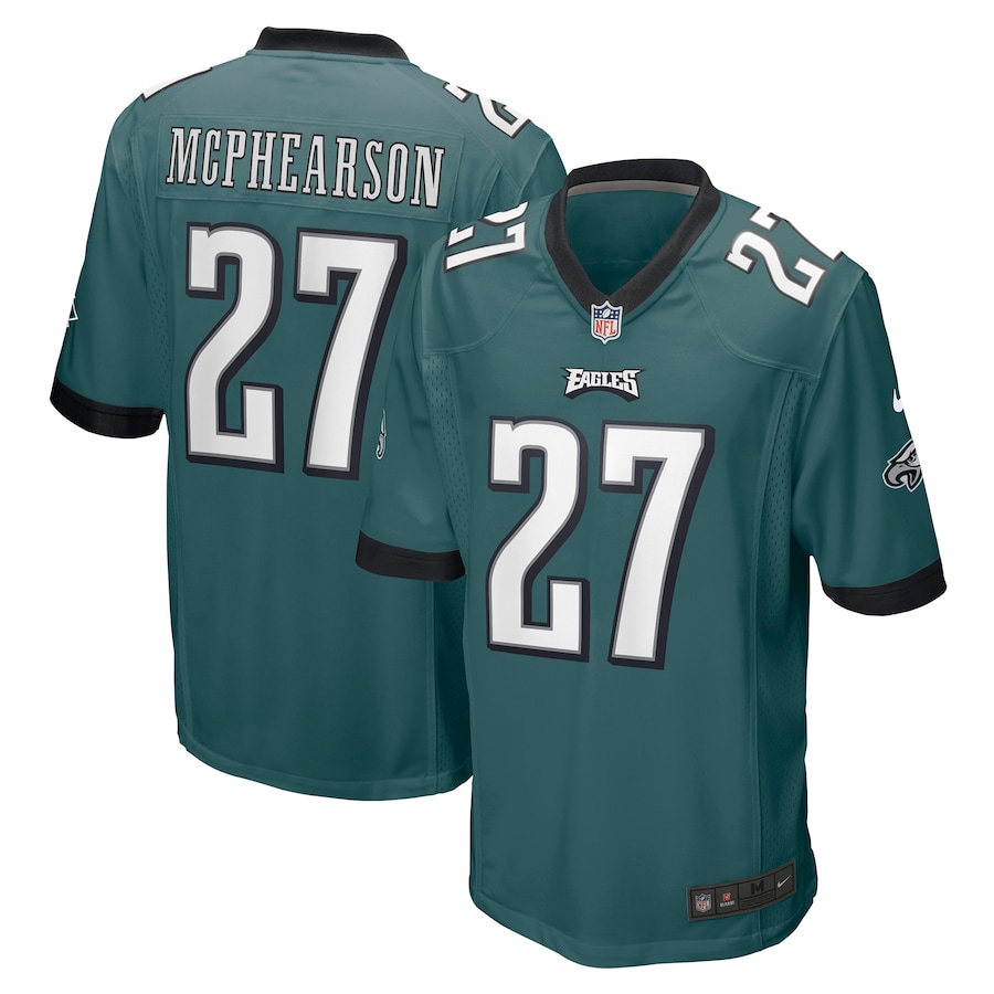 Men’s Philadelphia Eagles Zech McPhearson Nike Midnight Green Game Jersey