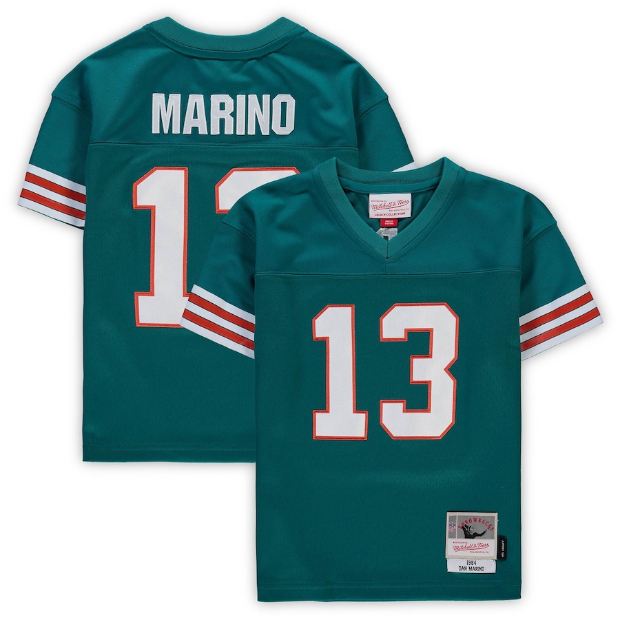 Preschool Miami Dolphins Dan Marino Mitchell & Ness Aqua 1984 Retired Legacy Jersey