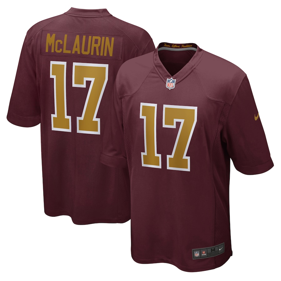 Men’s Washington Football Team Terry McLaurin Nike Burgundy Alternate Game Jersey