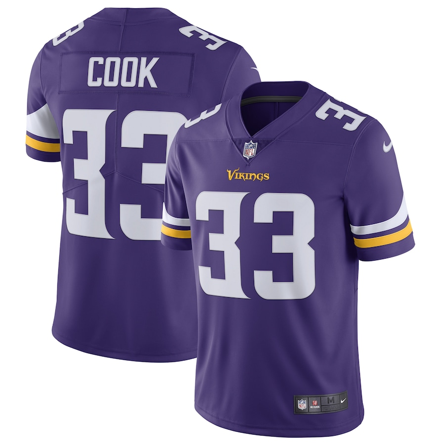 Men’s Minnesota Vikings Dalvin Cook Nike Purple Vapor Untouchable Limited Jersey