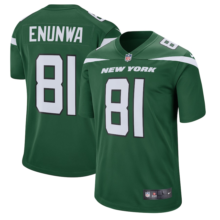 Men’s New York Jets Quincy Enunwa Nike Gotham Green Game Player Jersey