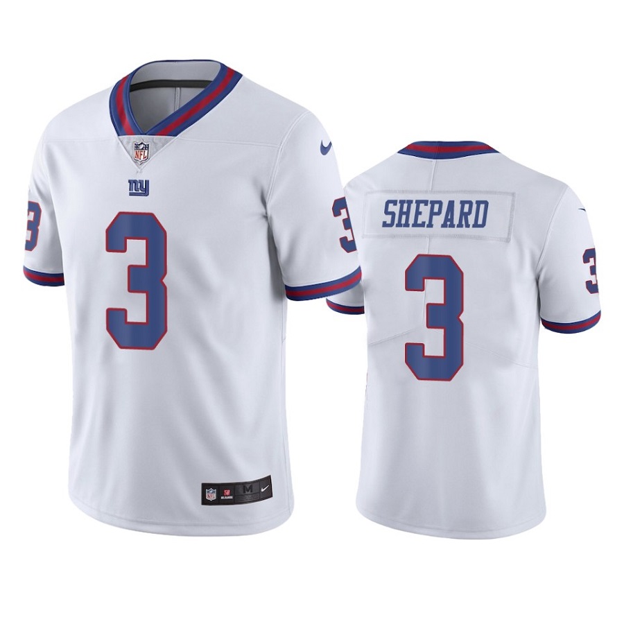 Men's New York Giants Sterling Shepard White Alternate Color Rush Limited Jersey