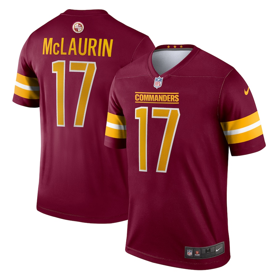 Men’s Washington Commanders Terry McLaurin Nike Burgundy Legend Jersey