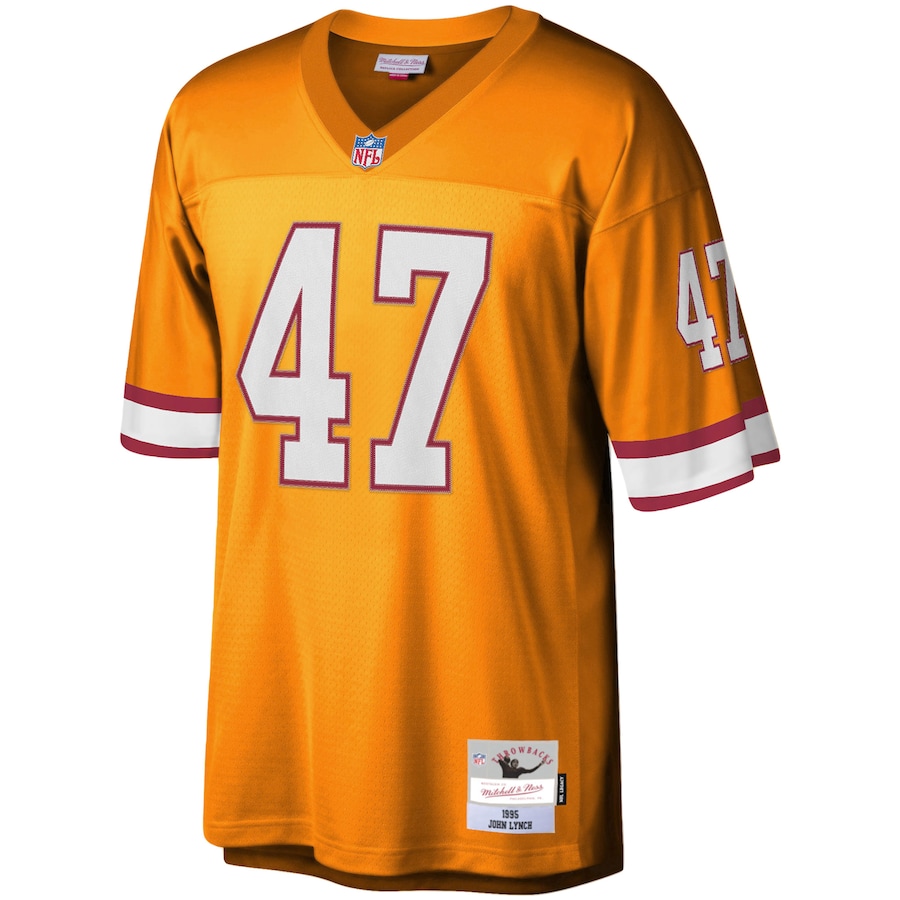 Men’s Tampa Bay Buccaneers John Lynch Mitchell & Ness Orange Legacy Replica Jersey