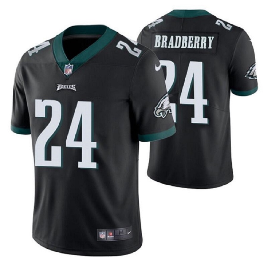 Men's Philadelphia Eagles 24 James Bradberry Black Vapor Untouchable Limited Stitched Jersey