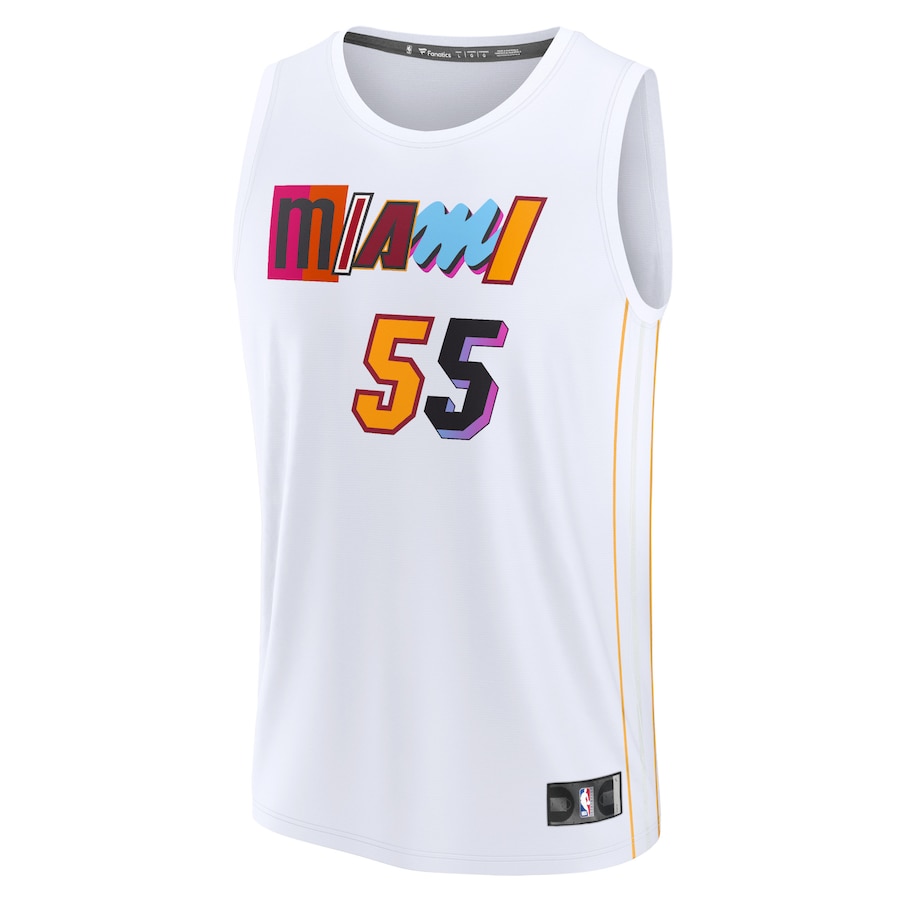 Men's Miami Heat Duncan Robinson Fanatics Branded White 2022/23 Fastbreak Jersey - City Edition