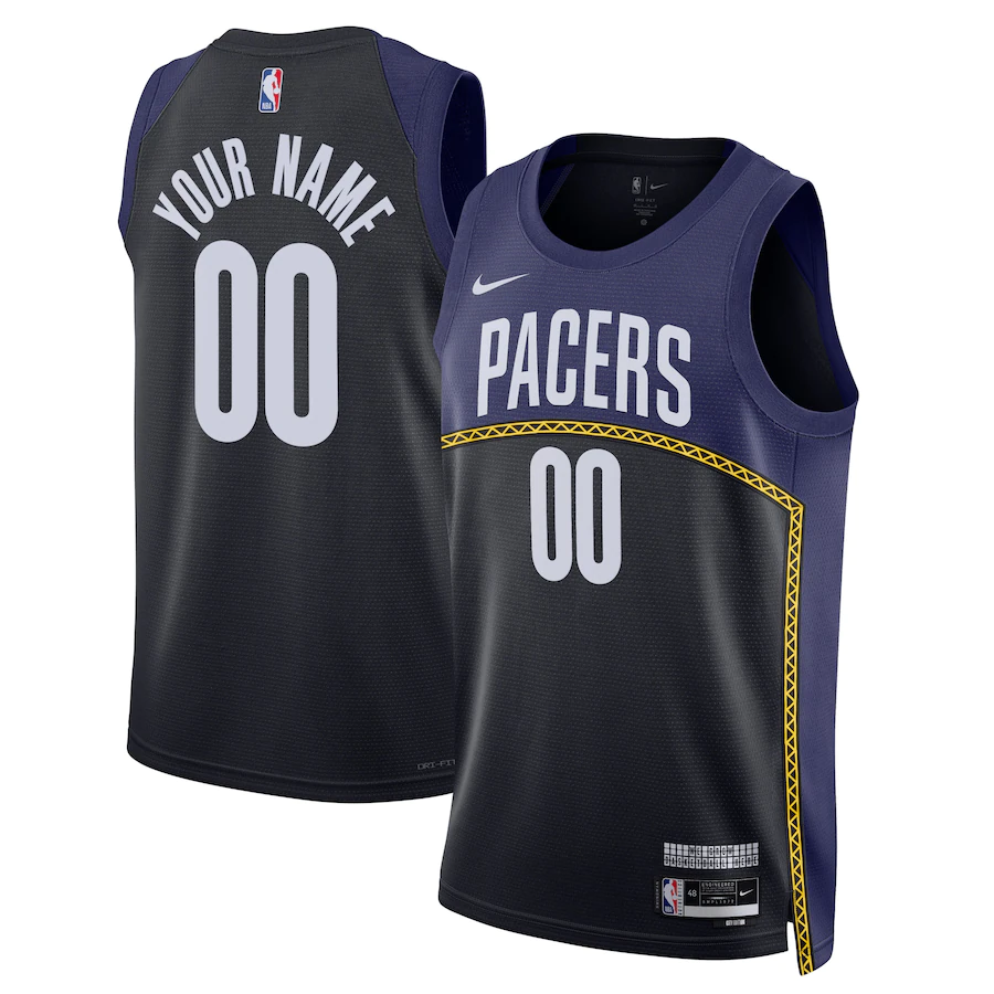 Custom Indiana Pacers Blue 2022-23 Custom Swingman Jersey - City Edition