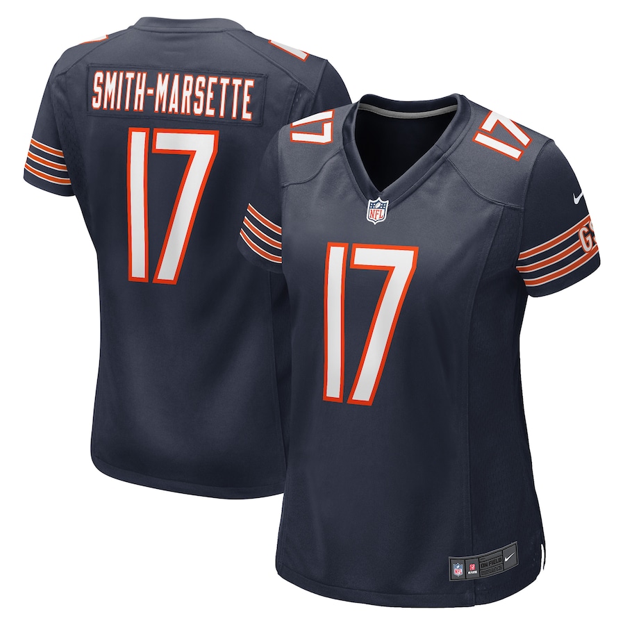 Women’s Chicago Bears Ihmir Smith-Marsette Nike Navy Game Player Jersey