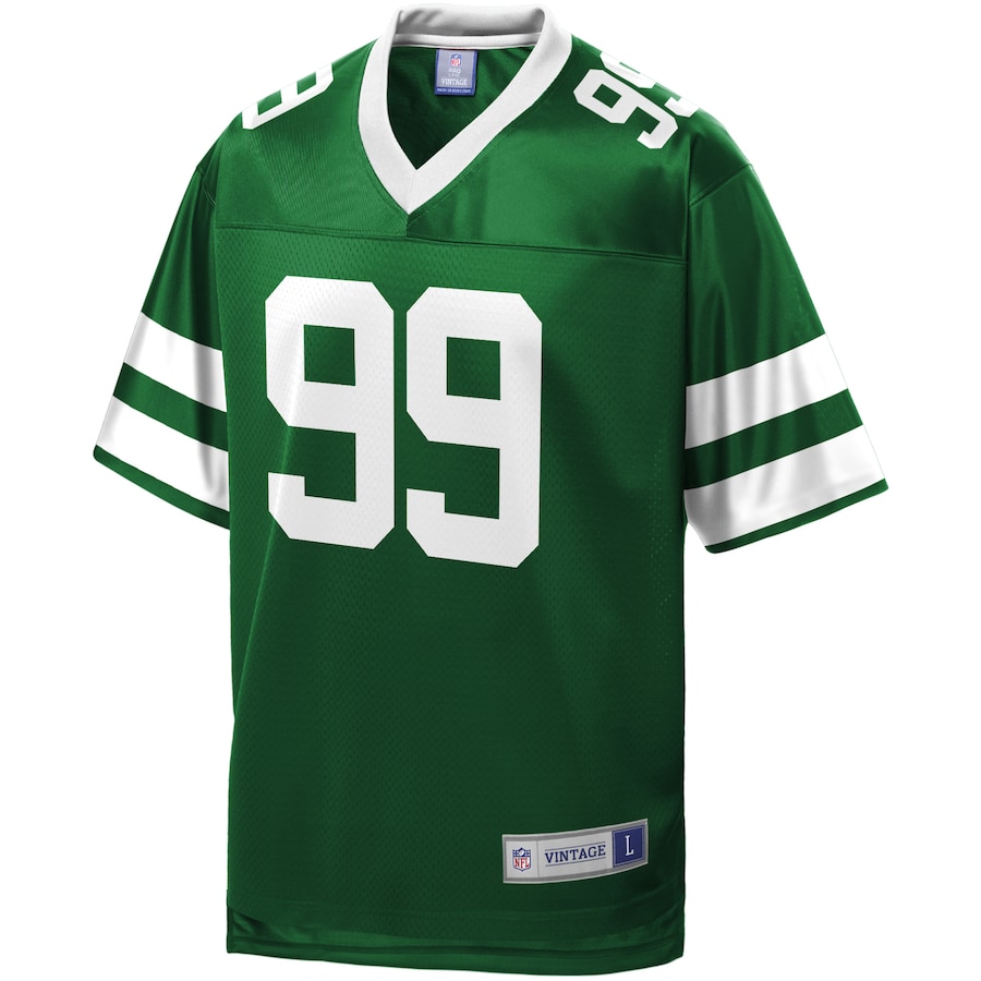 Men’s New York Jets Mark Gastineau NFL Pro Line Green Retired Player Jersey