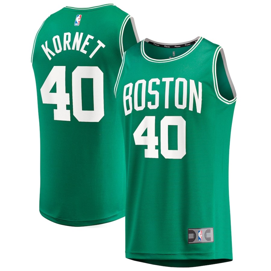 Men's Boston Celtics Luke Kornet Fanatics Branded Kelly Green 202122 Fast Break Replica Jersey - Icon Edition