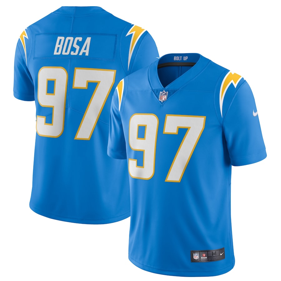 Men’s Los Angeles Chargers Joey Bosa Nike Powder Blue Vapor Limited Jersey