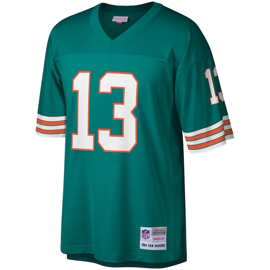 Men’s Miami Dolphins Dan Marino Mitchell & Ness Aqua 1984 Retired Player Legacy Replica Jersey