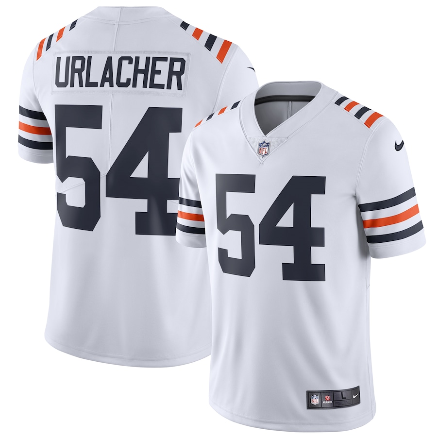 Men’s Chicago Bears Brian Urlacher Nike White 2019 Alternate Classic Retired Player Limited Jersey