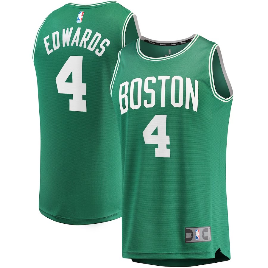 Men's Boston Celtics Carsen Edwards Fanatics Branded Kelly Green Fast Break Replica Player Jersey - Icon Edition