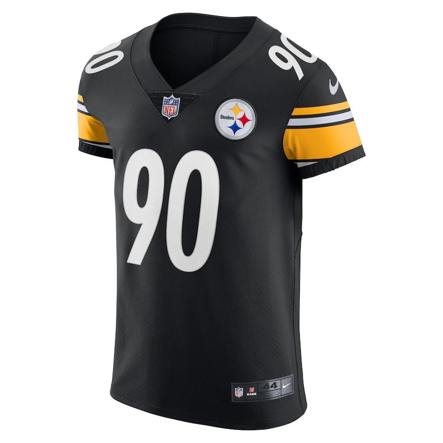 Men’s Pittsburgh Steelers T.J. Watt Nike Black Vapor Elite Player Jersey