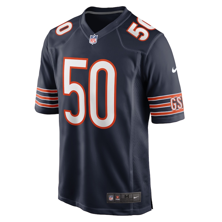 Men’s Chicago Bears Sterling Weatherford Nike Navy Game Player Jersey