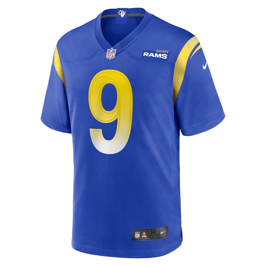 Men’s Los Angeles Rams Matthew Stafford Nike Royal Player Game Jersey