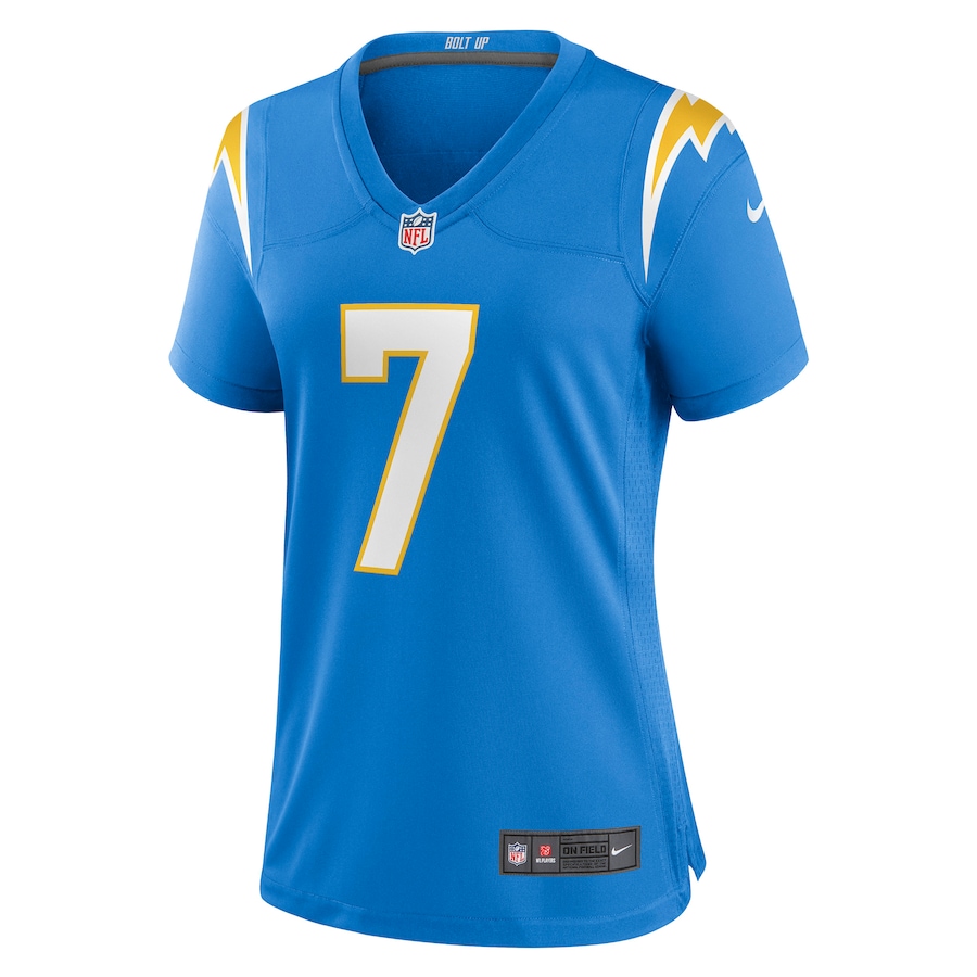 Women’s Los Angeles Chargers Gerald Everett Nike Powder Blue Player Game Jersey