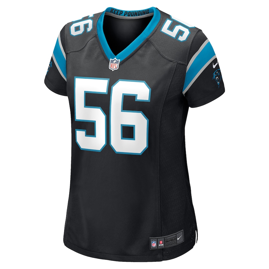 Women’s Carolina Panthers Bradley Bozeman Nike Black Game Player Jersey