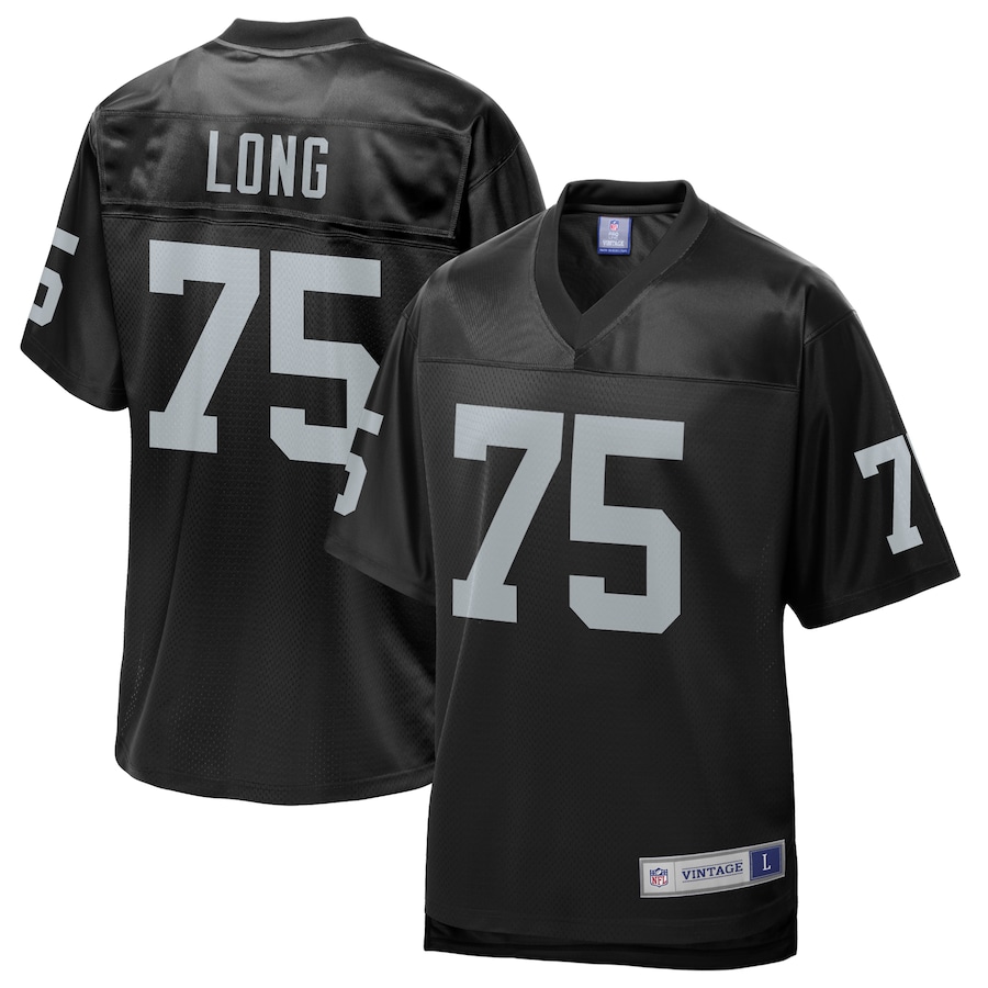 Men’s Las Vegas Raiders Howie Long NFL Pro Line Black Retired Team Player Jersey
