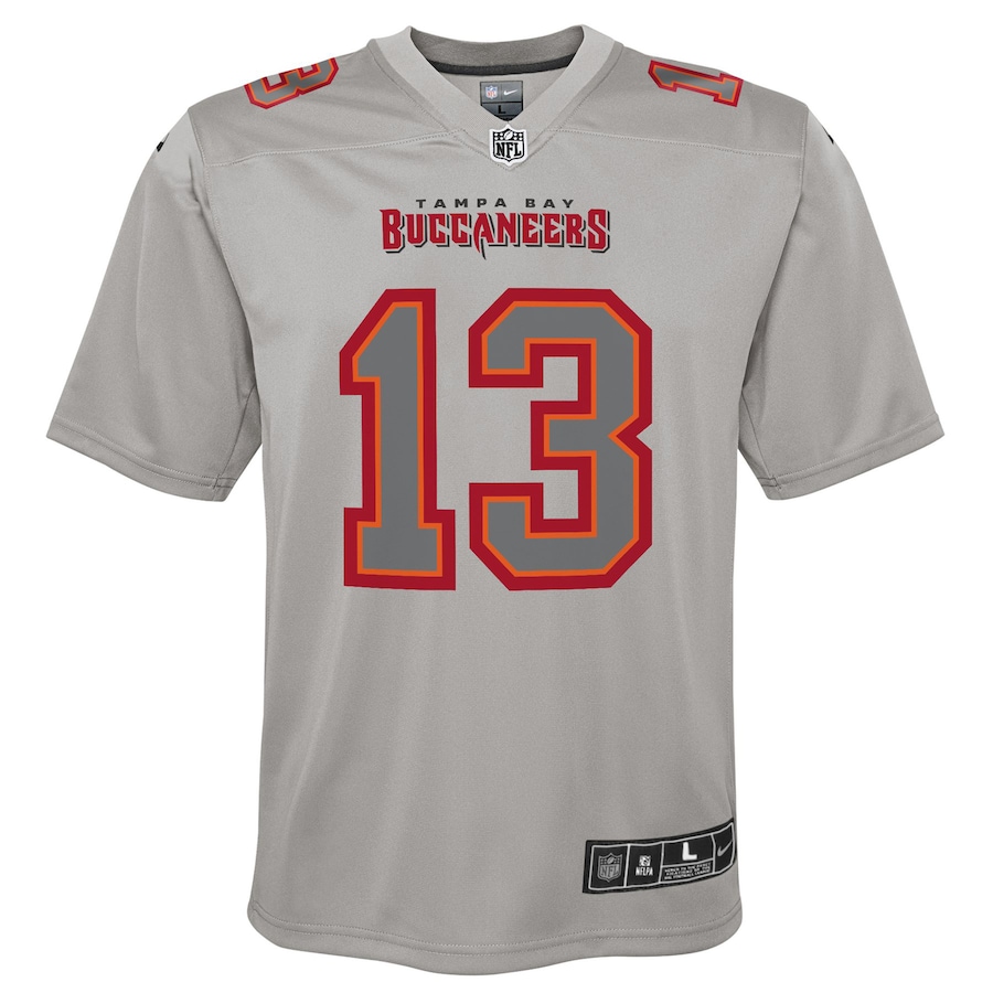 Youth Tampa Bay Buccaneers Mike Evans Nike Gray Atmosphere Game Jersey