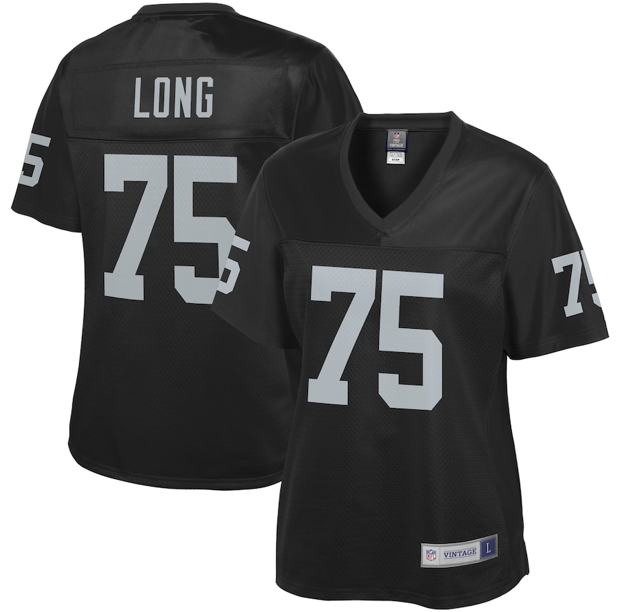 Women’s Las Vegas Raiders Howie Long NFL Pro Line Black Retired Player Jersey