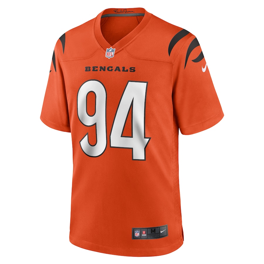 Men’s Cincinnati Bengals Sam Hubbard Nike Orange Alternate Game Jersey