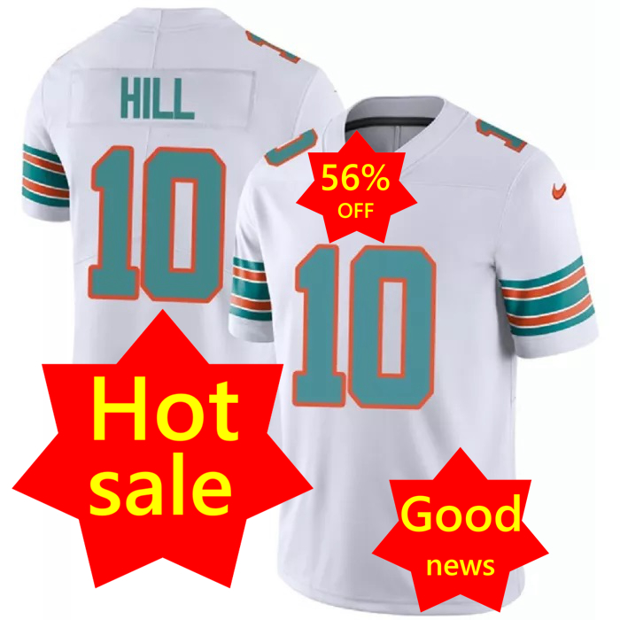 Men's Miami Dolphins Tyreek Hill White 2nd Alternate Vapor Limited Jersey