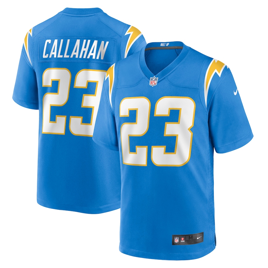 Men’s Los Angeles Chargers Bryce Callahan Nike Powder Blue Game Jersey