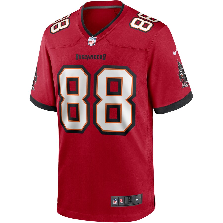 Men’s Tampa Bay Buccaneers Mark Carrier Nike Red Game Retired Player Jersey