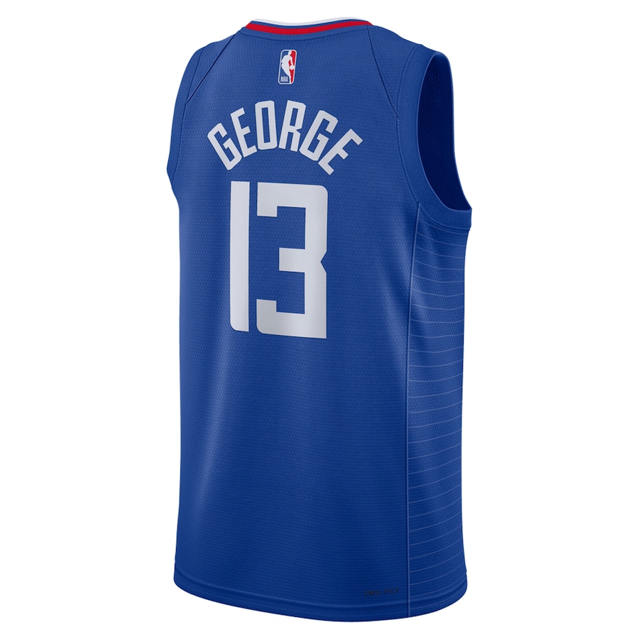 Men's LA Clippers Paul George Royal 2022-23 Swingman Jersey - Icon Edition