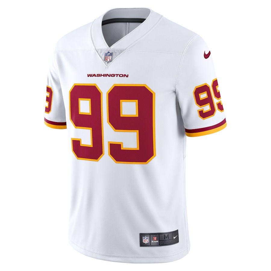 Men’s Washington Football Team Chase Young Nike White Vapor Limited Jersey