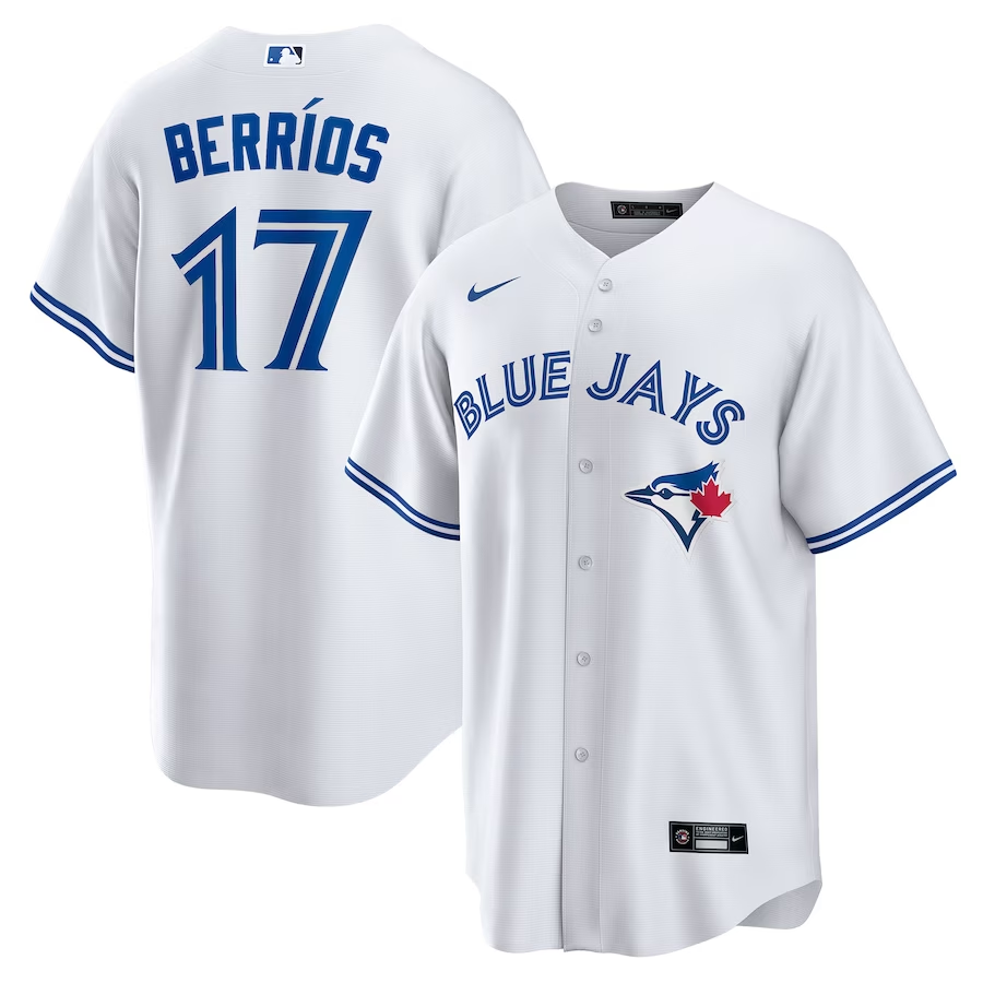 Men's Toronto Blue Jays José Berríos White Home Replica Player Jersey