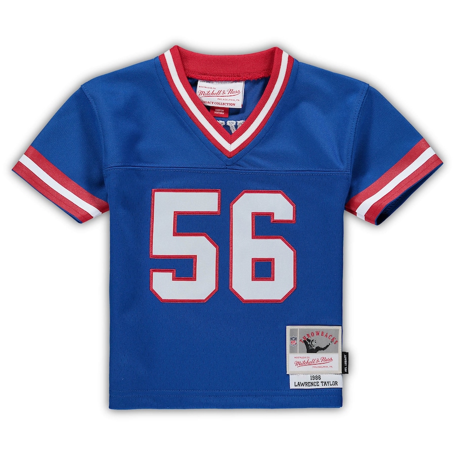 Infant New York Giants Lawrence Taylor Mitchell & Ness Royal 1986 Retired Legacy Jersey