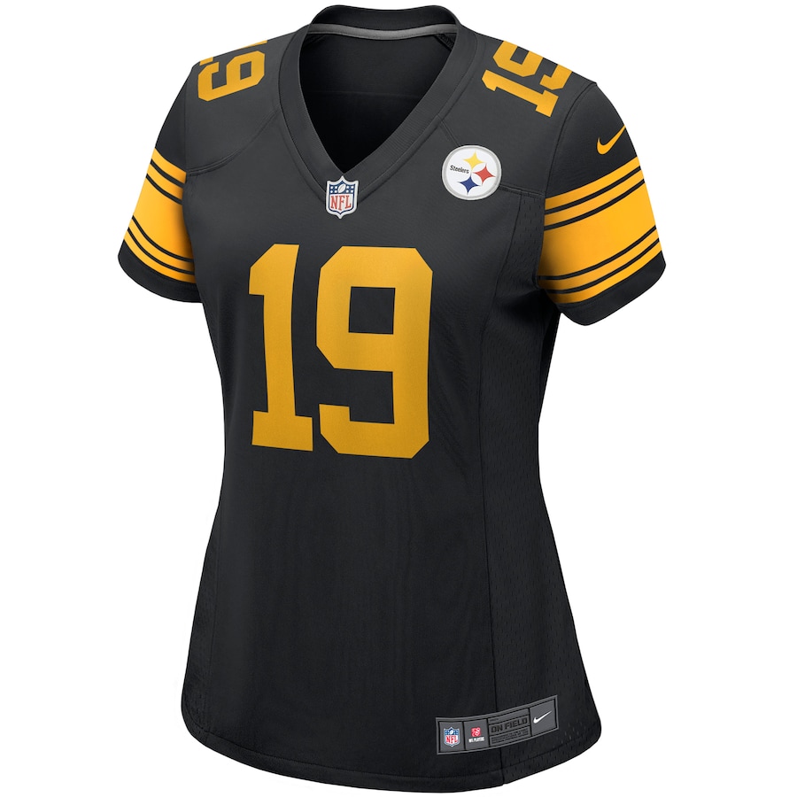 Women’s Pittsburgh Steelers JuJu Smith-Schuster Nike Black Alternate Game Player Jersey