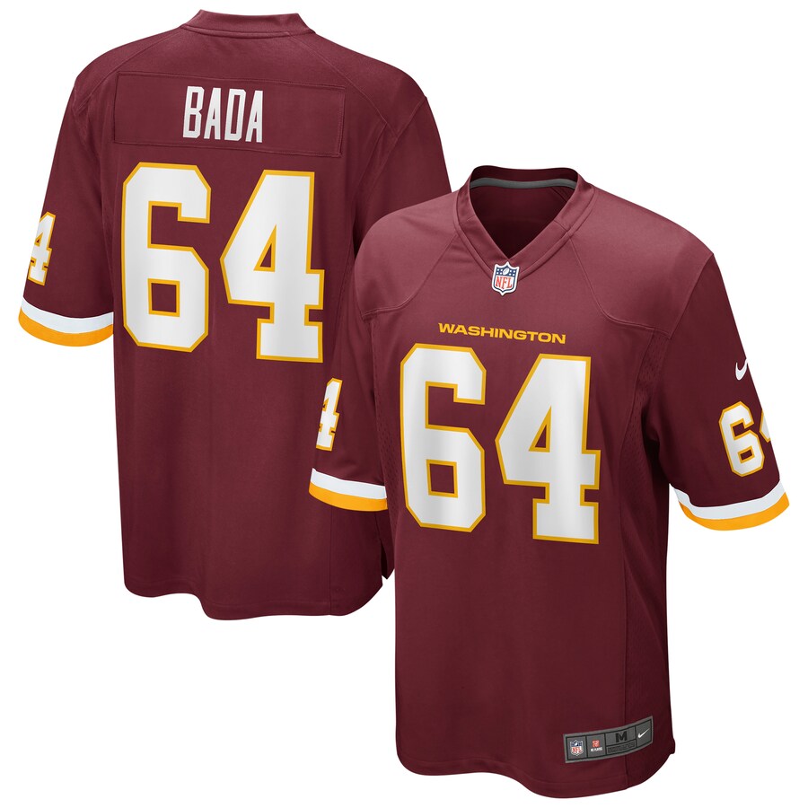 Men’s Nike David Bada Washington Football Team Burgundy Game Player Jersey