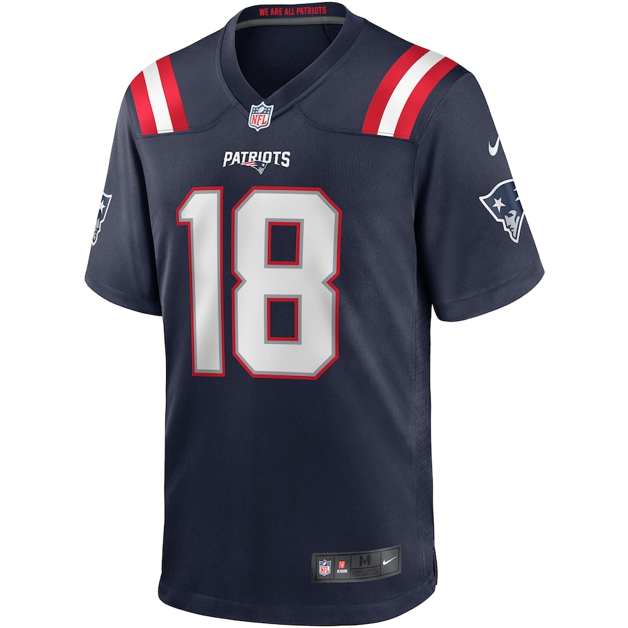 Men’s New England Patriots Matthew Slater Nike Navy Game Player Jersey