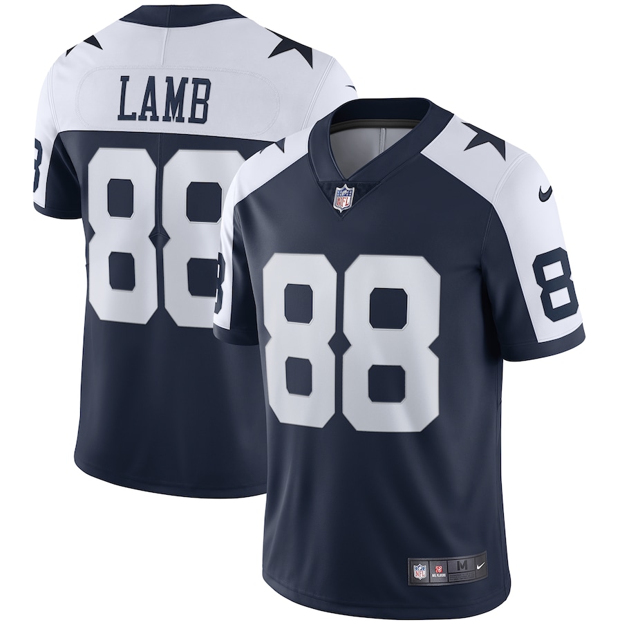 Men’s Dallas Cowboys CeeDee Lamb Nike Navy Alternate Vapor Limited Jersey