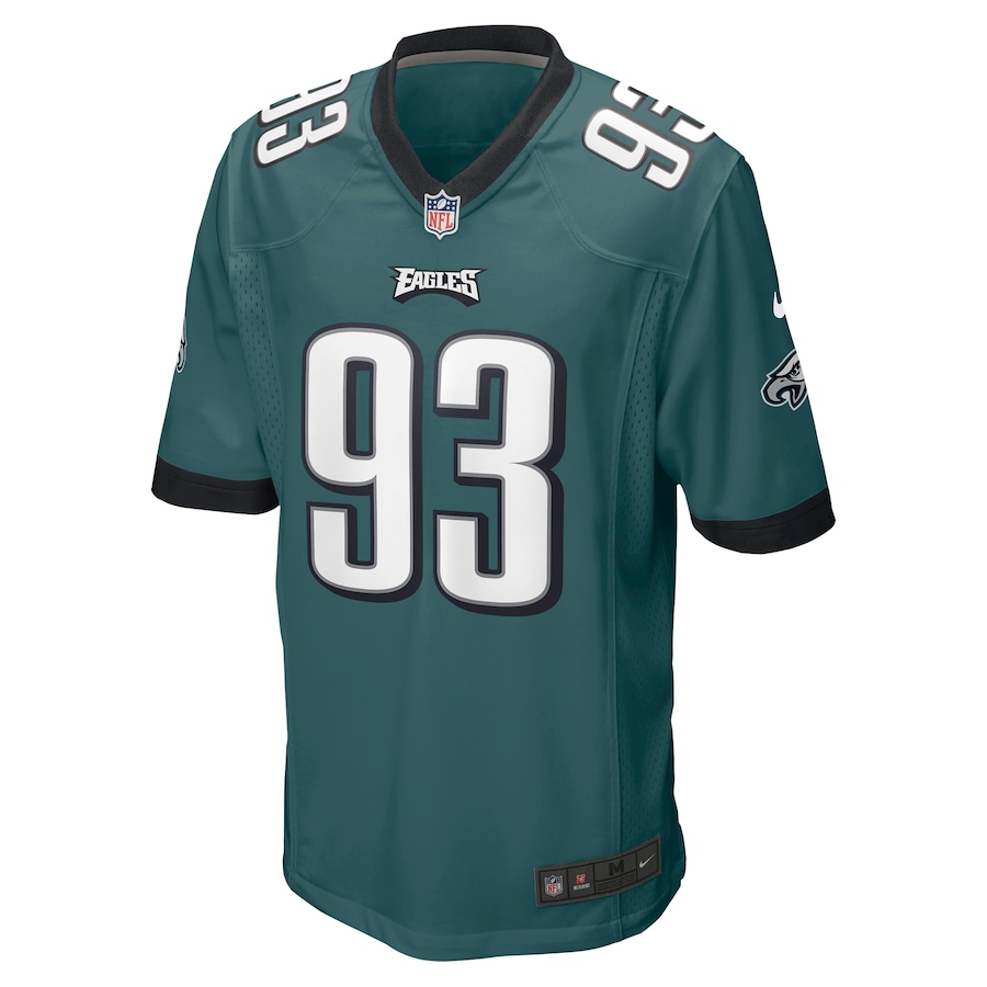 Men’s Philadelphia Eagles Milton Williams Nike Midnight Green Game Jersey
