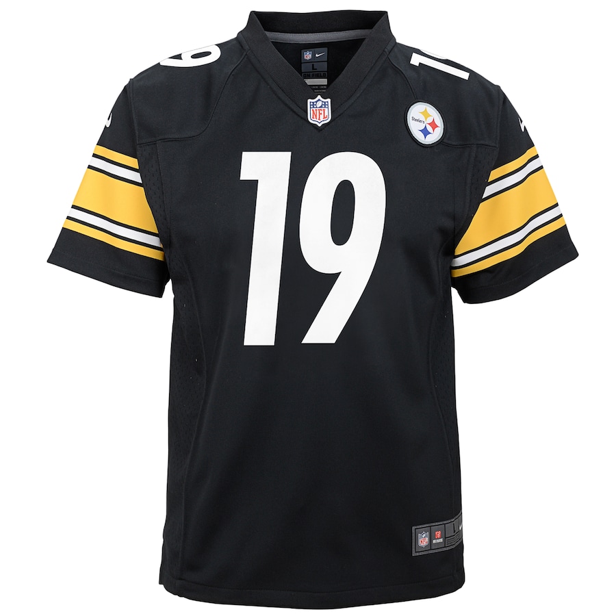 Youth Pittsburgh Steelers JuJu Smith-Schuster Nike Black NFL Game Jersey