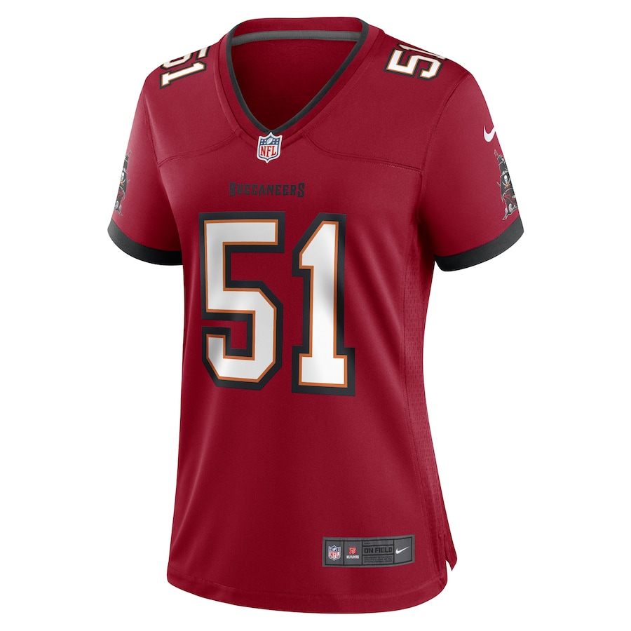 Women’s Tampa Bay Buccaneers J.J. Russell Nike Red Game Player Jersey