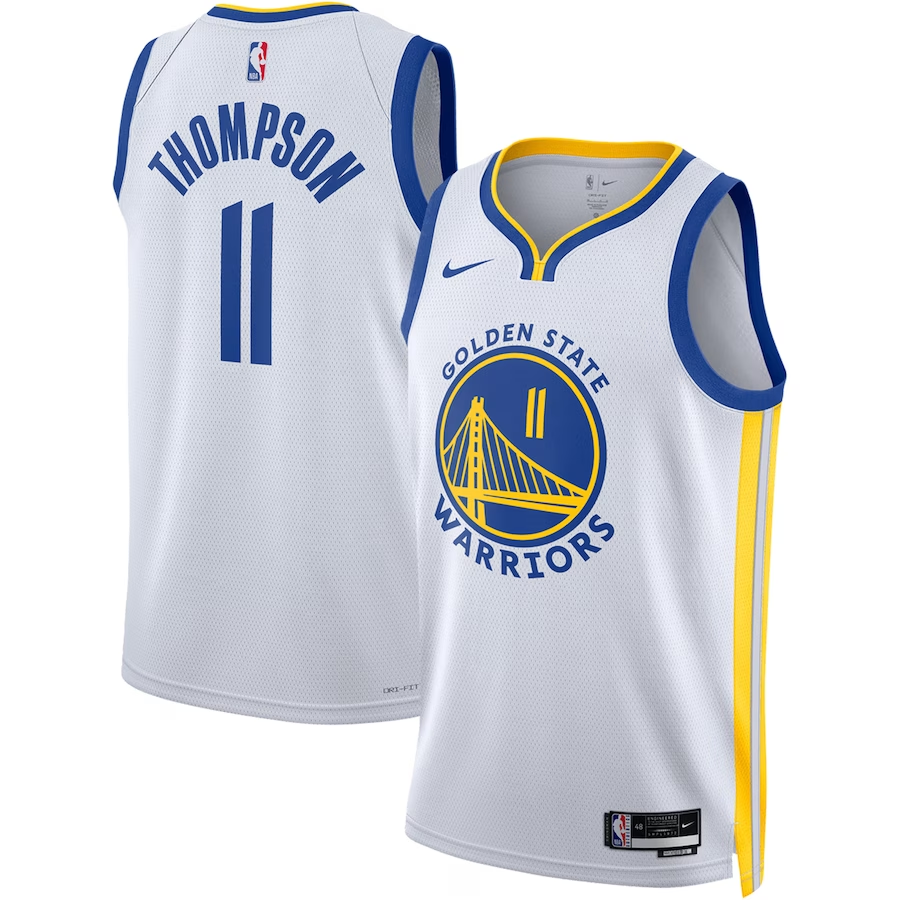 Unisex Golden State Warriors Klay Thompson White Swingman Jersey - Association Edition