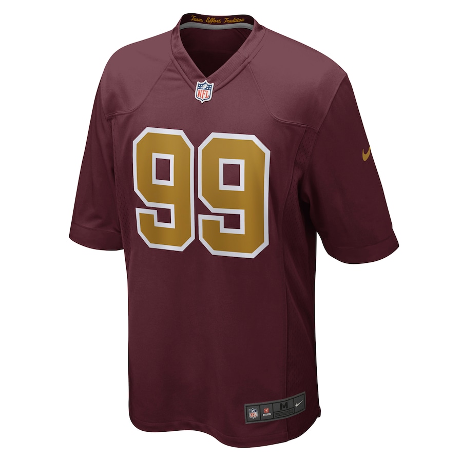 Men’s Washington Football Team Chase Young Nike Burgundy Alternate Game Jersey