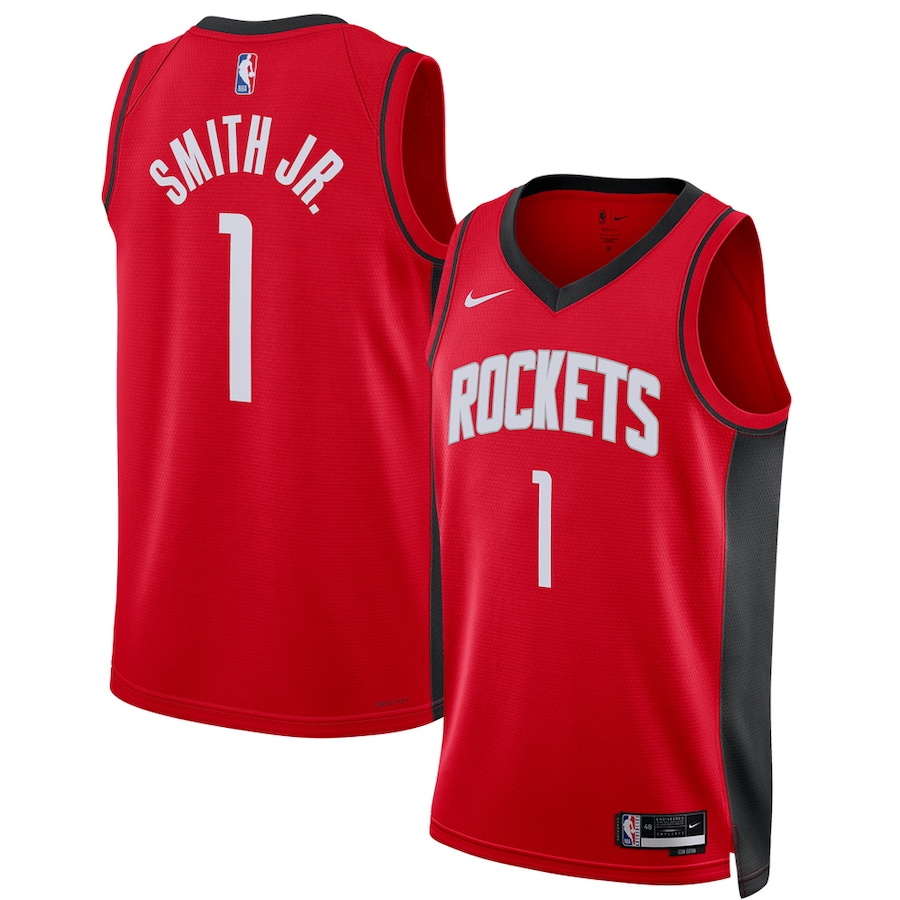 Men's Houston Rockets Jabari Smith Jr. Red 2022 NBA Draft First Round Pick Swingman Jersey - Icon Edition