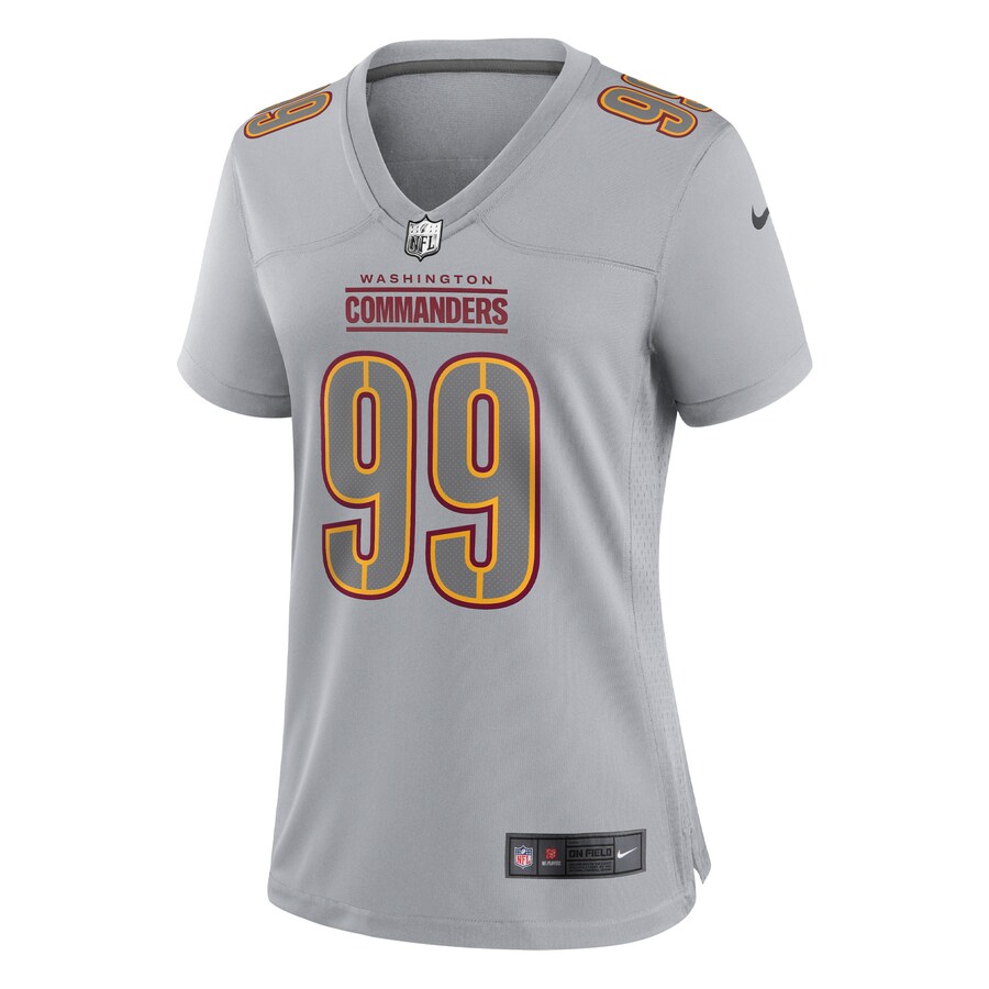 Women’s Washington Commanders Chase Young Nike Gray Atmosphere Fashion Game Jersey